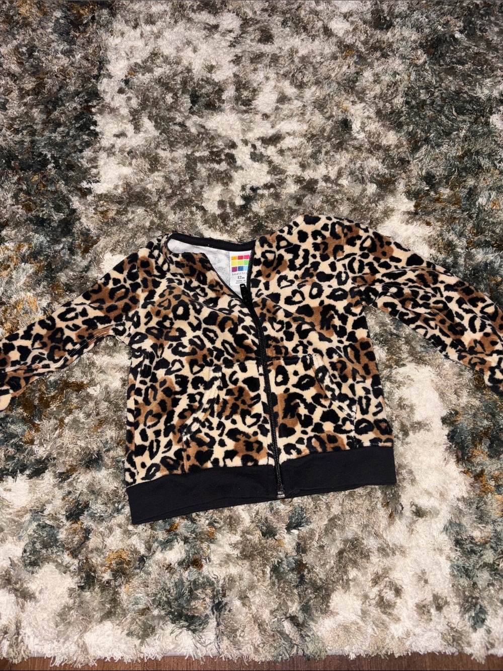 Velvet leopard print jacket 🐆